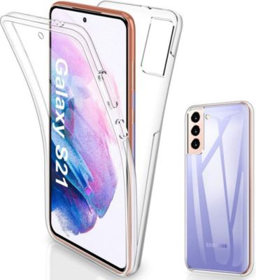Coque EVETANE 360° Galaxy S21 5G Transparent