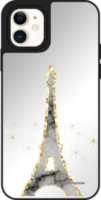 Coque EVETANE Miroir iPhone 11 Tour Eiffel