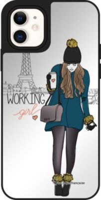 Coque EVETANE Miroir iPhone 11 Working Girl Coque EVETANE Miroir iPhone 11 Working Girl