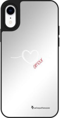 Coque EVETANE Miroir iPhone XR Coeur Blanc Coque EVETANE Miroir iPhone XR Coeur Blanc