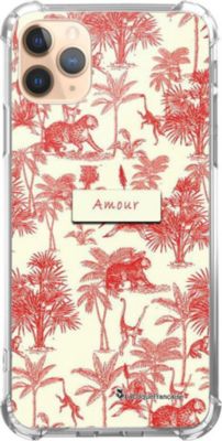 Coque EVETANE Souple iPhone 11 Pro Botanic Amour