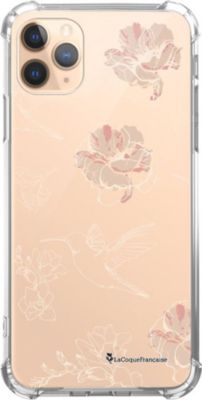 Coque EVETANE Souple iPhone 11 Pro Fleurs Blanc Coque EVETANE Souple iPhone 11 Pro Fleurs Blanc