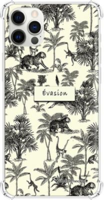 Coque EVETANE Souple iPhone 12/12 Pro Botanic Evasion Coque EVETANE Souple iPhone 12/12 Pro Botanic Evasion