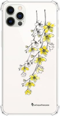 Coque EVETANE Souple iPhone 12/12 Pro Cerisier