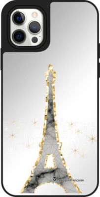Coque EVETANE Miroir iPhone 12/12 Pro Tour Eiffel