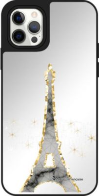 Coque EVETANE Miroir iPhone 12/12 Pro Tour Eiffel