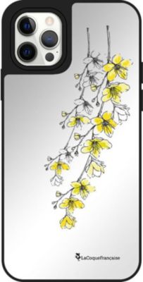 Coque EVETANE Miroir iPhone 12/12 Pro Cerisier