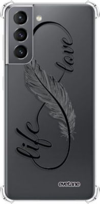 Coque EVETANE Souple Galaxy S21 5G Love Life