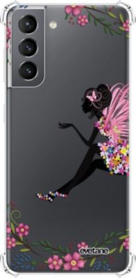 Coque EVETANE Souple Galaxy S21 5G Fée Fleurale Coque EVETANE Souple Galaxy S21 5G Fée Fleurale