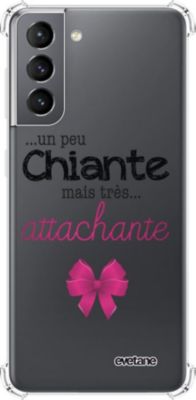 Coque EVETANE Souple Galaxy S21 5G Attachante