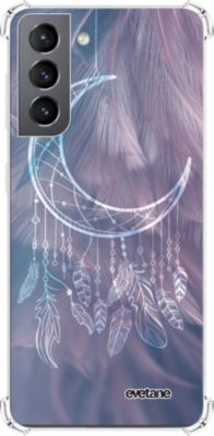 Coque EVETANE Souple Galaxy S21 5G Lune Rêve
