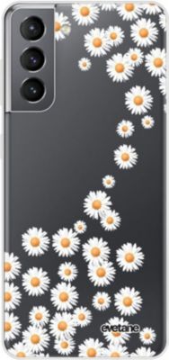 Coque EVETANE 360° Galaxy S21 5G Marguerite Coque EVETANE 360° Galaxy S21 5G Marguerite