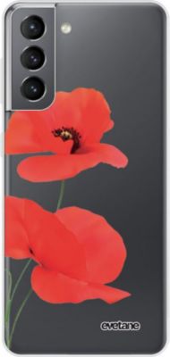 Coque EVETANE 360° Galaxy S21 5G Coquelicot Coque EVETANE 360° Galaxy S21 5G Coquelicot