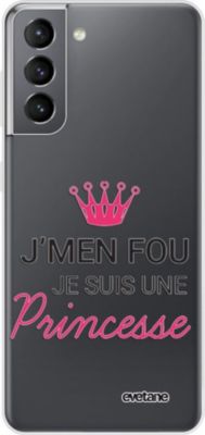 Coque EVETANE 360° Galaxy S21 5G Princesse