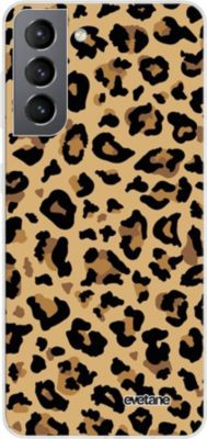 Coque EVETANE 360° Galaxy S21 5G Léopard Beige Coque EVETANE 360° Galaxy S21 5G Léopard Beige