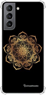 Coque EVETANE Souple Galaxy S21 5G Mandala Or