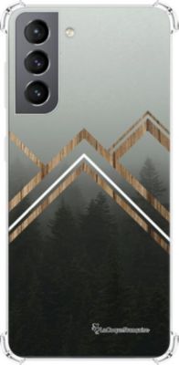 Coque EVETANE Souple Galaxy S21 5G Trio Forêt