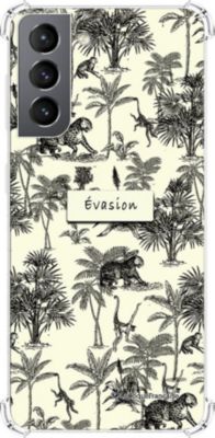 Coque EVETANE Souple Galaxy S21 5G Botanic Evasion