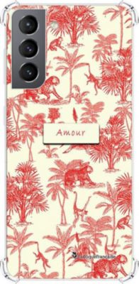 Coque EVETANE Souple Galaxy S21 5G Botanic Amour