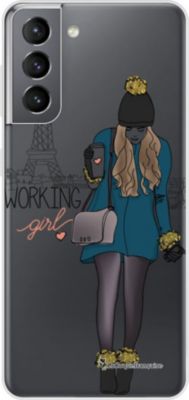 Coque EVETANE 360° Galaxy S21 5G Working Girl