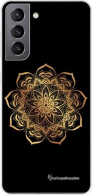 Coque EVETANE 360° Galaxy S21 5G Mandala Or Coque EVETANE 360° Galaxy S21 5G Mandala Or