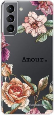 Coque EVETANE 360° Galaxy S21 5G Fleurs Rétro