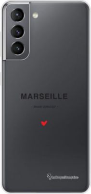 Coque EVETANE 360° Galaxy S21 5G Marseille Amour