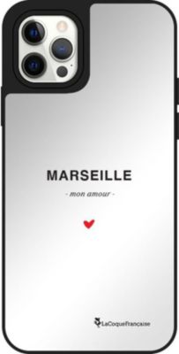 Coque EVETANE Miroir iPhone 12/12 Pro Marseille Amour