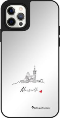 Coque EVETANE Miroir iPhone 12/12 Pro Marseille ND