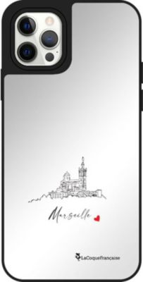 Coque EVETANE Miroir iPhone 12/12 Pro Marseille ND