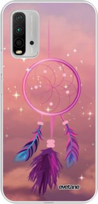Coque EVETANE 360° Redmi 9A Attrape Rêve Rose