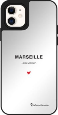 Coque EVETANE Miroir iPhone 12 Mini Marseille Amour