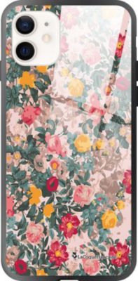 Coque EVETANE Soft Touch iPhone 12 Mini Petites Fleurs