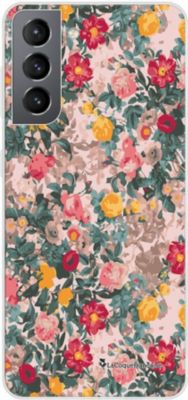 Coque EVETANE 360° Galaxy S21 5G Petites Fleurs