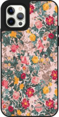 Coque EVETANE Miroir iPhone 12/12 Pro Petites Fleurs