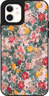 Coque EVETANE Miroir iPhone 12 Mini Petites Fleurs
