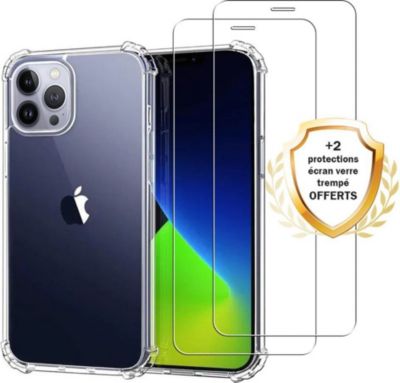 Coque EVETANE iPhone 13 Pro Max + 2 Vitres Coque EVETANE iPhone 13 Pro Max + 2 Vitres