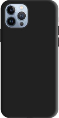 Coque EVETANE Silicone iPhone 13 Pro Noir Coque EVETANE Silicone iPhone 13 Pro Noir
