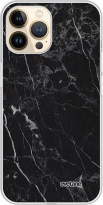 Coque EVETANE 360° iPhone 13 Pro Marbre Noir