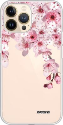 Coque EVETANE 360° iPhone 13 Pro Cerisier
