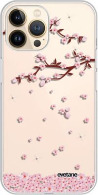 Coque EVETANE 360° iPhone 13 Pro Chute Fleurs Coque EVETANE 360° iPhone 13 Pro Chute Fleurs