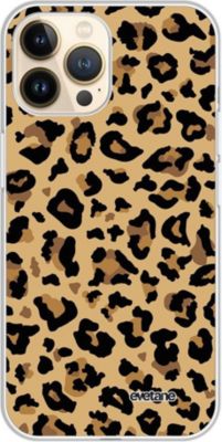 Coque EVETANE 360° iPhone 13 Pro Léopard Beige Coque EVETANE 360° iPhone 13 Pro Léopard Beige