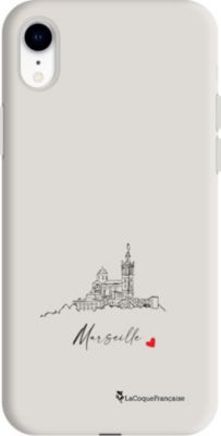 Coque EVETANE Silicone iPhone XR Marseille ND
