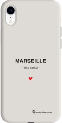 Coque EVETANE Silicone iPhone XR Marseille Amour