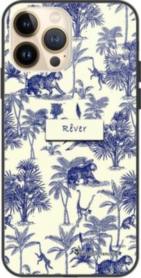 Coque EVETANE Soft Touch iPhone 13 Pro Botanic Rêve