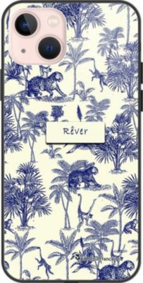 Coque EVETANE Soft Touch iPhone 13 Mini Botanic Rêve