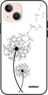 Coque EVETANE Soft Touch iPhone 13 Pissenlit