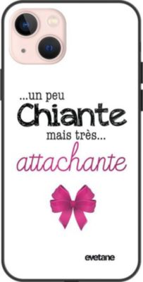 Coque EVETANE Soft Touch iPhone 13 Mini Attachante