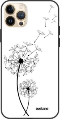 Coque EVETANE Soft Touch iPhone 13 Pro Max Pissenlit