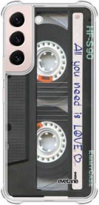 Coque EVETANE Silicone Galaxy S22 5G Cassette